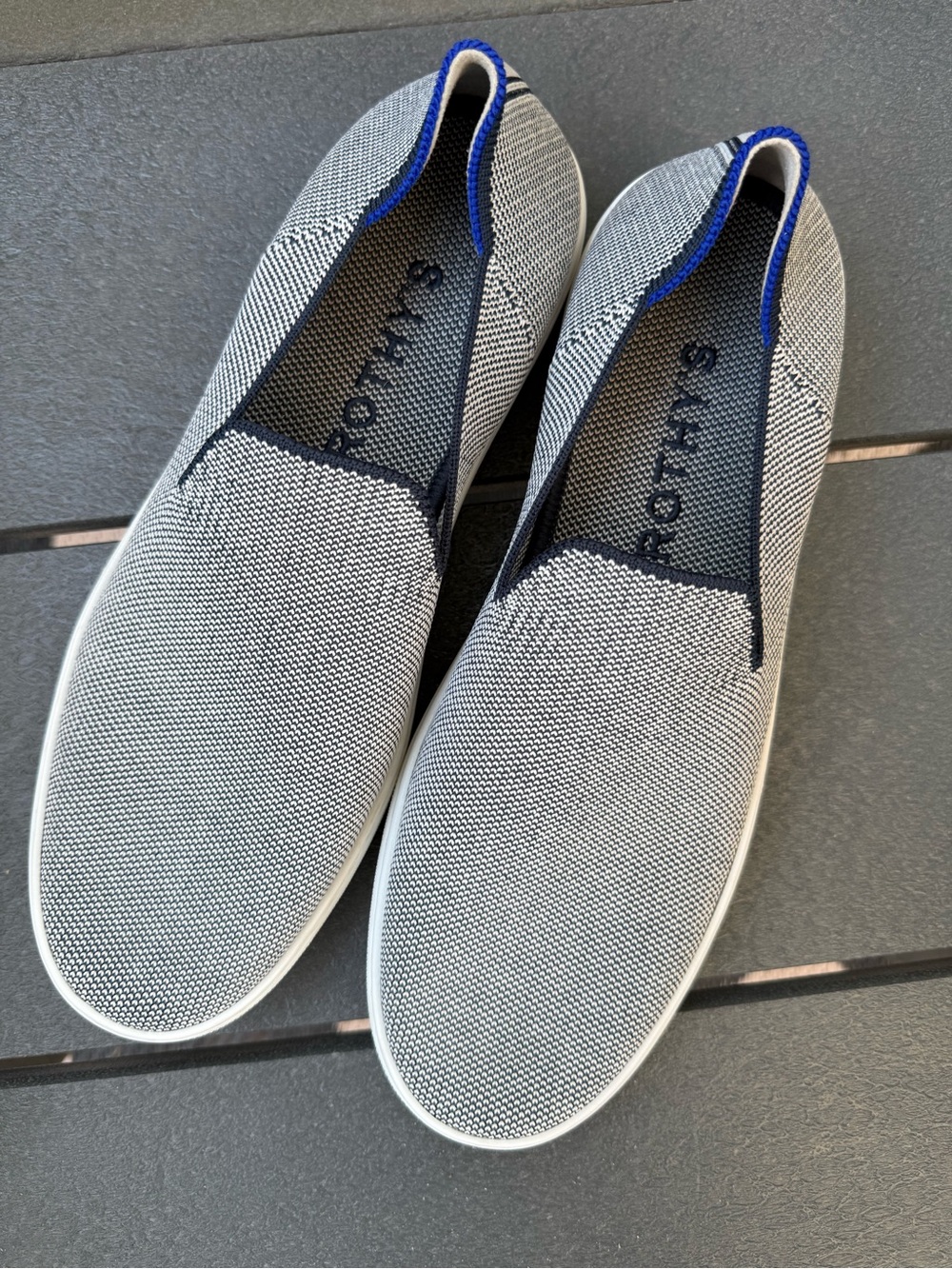 Rothy’s The Original Slip On Sneaker Anchor Women’s Sz 10